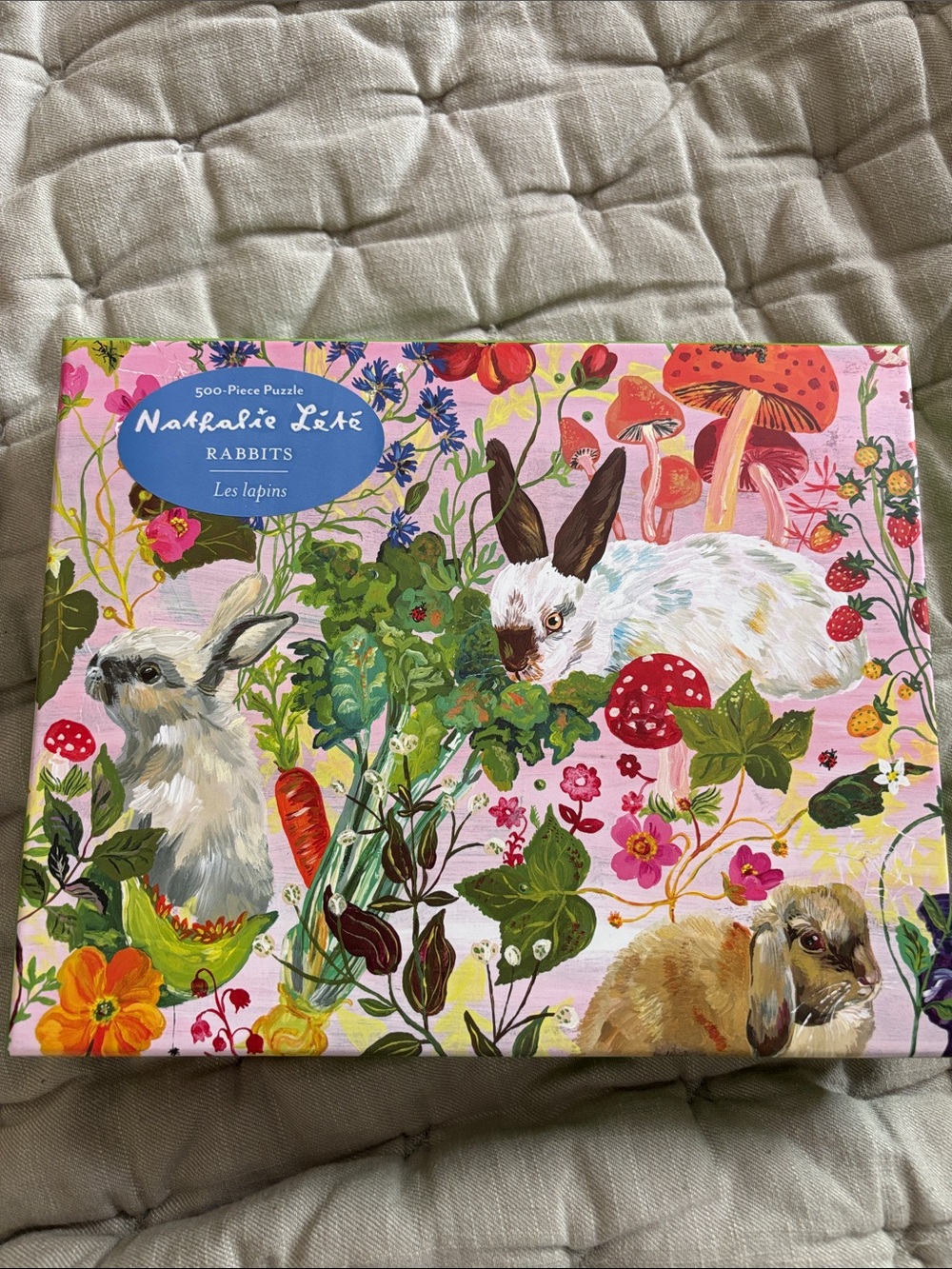 Nathalie Lété Rabbits 500 Piece Puzzle